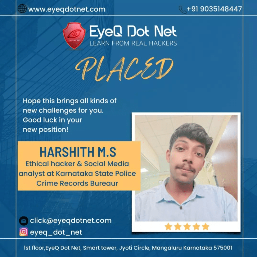 EyeQ Dot Net Cyber Security Internships with Placements